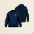 Classic Essential Fleece Hoodie – Midnight Blue