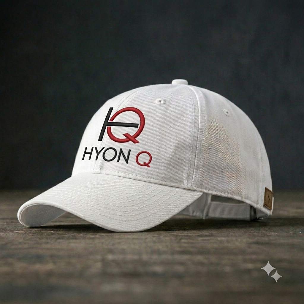 Premium Minimalist White Cotton Cap