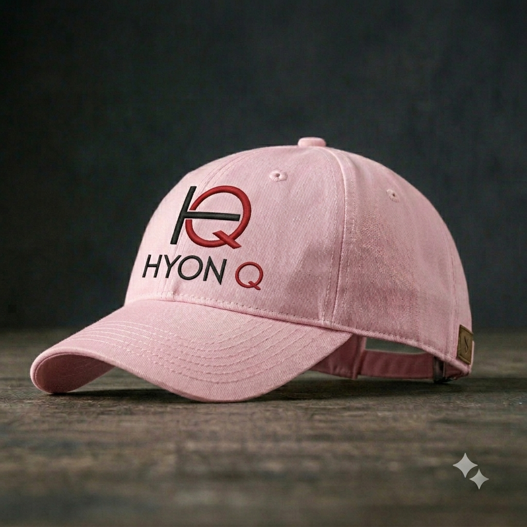 Premium Minimalist Light Pink Cotton Cap