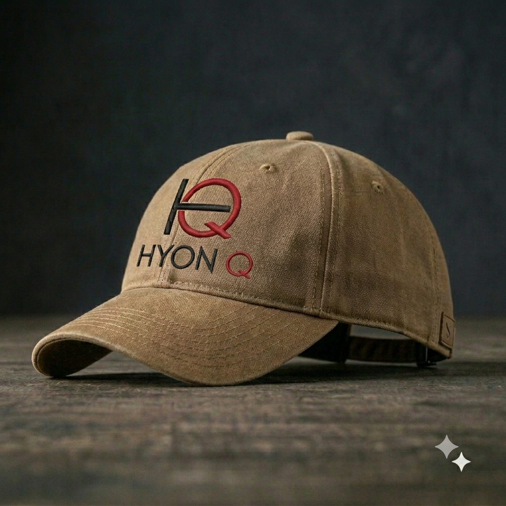 Premium Minimalist Tan Cotton Cap